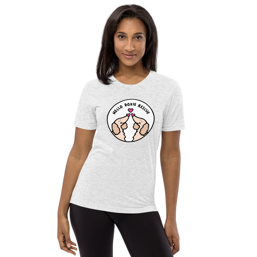 Unisex Hello Doxie Short sleeve t-shirt